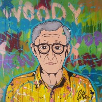 Woody, a painting by Mauro H. Vázquez