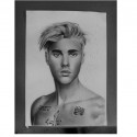 Drawing of Justin Bieber, a drawing by elsamsonieartz