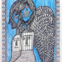 Angel series, a painting by samaneh atef