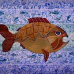 Golden fish Number one, a painting by AFGuerrerro