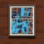 Cascade, a painting by A.zakaria_mami