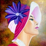 MIRADA DE GLAMOUR-1, a painting by Carmen Junyent