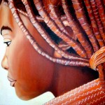 MIRADA DE NAMIBIA, a painting by Carmen Junyent