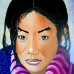 MIRADA DEL TIBET-3, a painting by Carmen Junyent