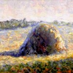 Hay stack, a painting by Ivan Titkow