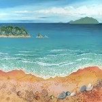 Turtle Beach, a painting by Lynne Henderson