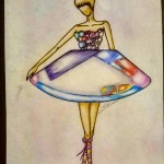 Ballet Dancer, a drawing by Marean♕