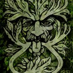 Design for &#039;Green Man&#039; Art Card 4, a drawing by MarkAAA