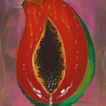 Wet and Juicy Papaya , a painting by mikekimart