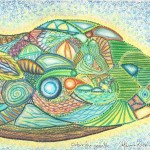 spaceship 1, a drawing by Stéphane Rossi