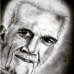 Omar sharif, a drawing by Zoart