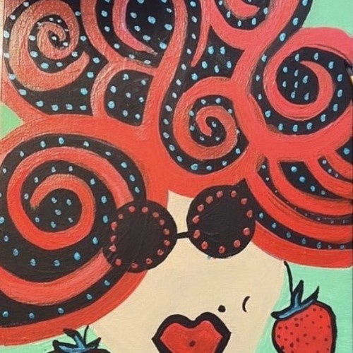 Strawberry Sally, a painting by Misslunasea